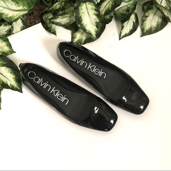 Calvin Klein Shoes - Calvin Klein Square Toe Flats Shoes